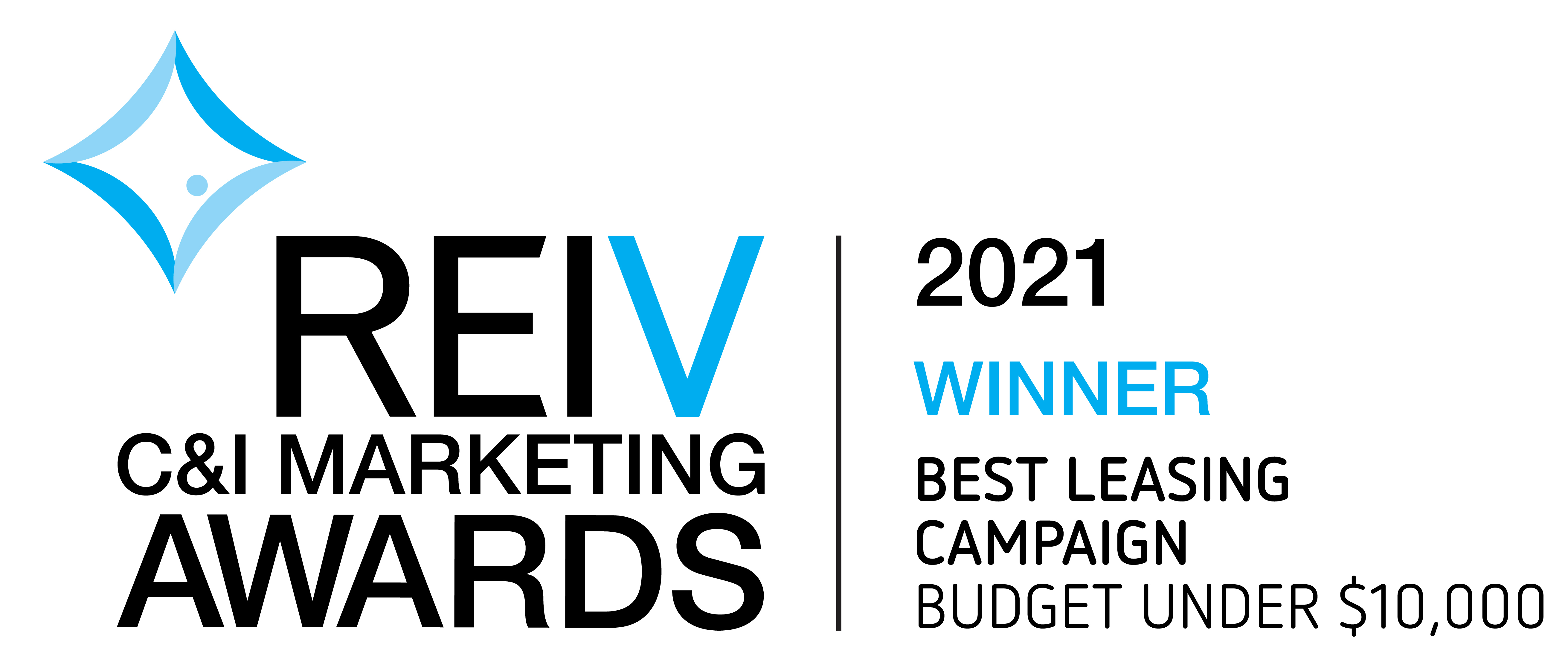 2021 WINNER CI Marketing Awards Best Leasing Campaign Budget Under 10 K